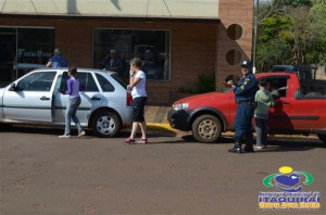 Município de Itaquiraí e Policia Militar realizaram Blitz Educativa de Trânsito
