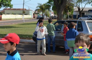 Município de Itaquiraí e Policia Militar realizaram Blitz Educativa de Trânsito
