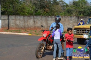 Município de Itaquiraí e Policia Militar realizaram Blitz Educativa de Trânsito