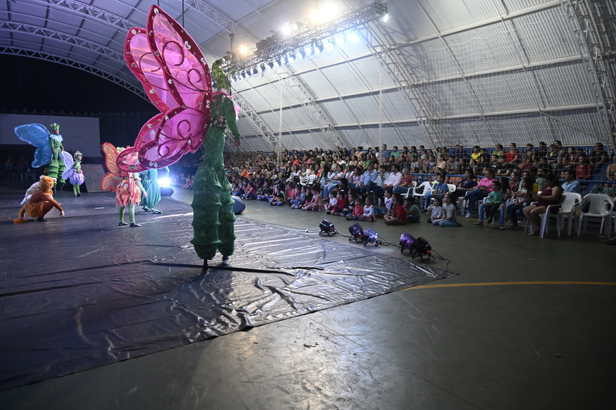 Prefeitura de Itaquiraí, Consórcio Conisul e Itaipu Binacional apresentaram teatro sobre a importância da coleta seletiva e preservação ambiental