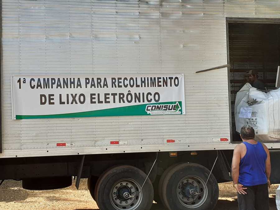 Meio Ambiente de Itaquiraí garante a coleta de lixo eletrônico através do Conisul