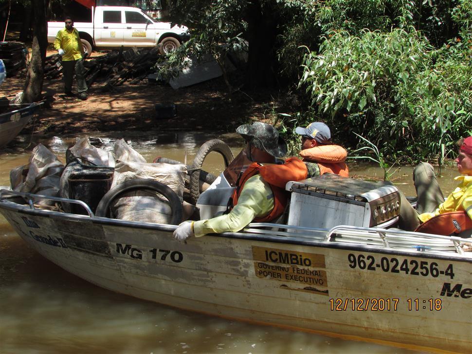 III Rio Mais Limpo de Itaquiraí recolheu mais de uma tonelada de lixo às margens do rio Paraná