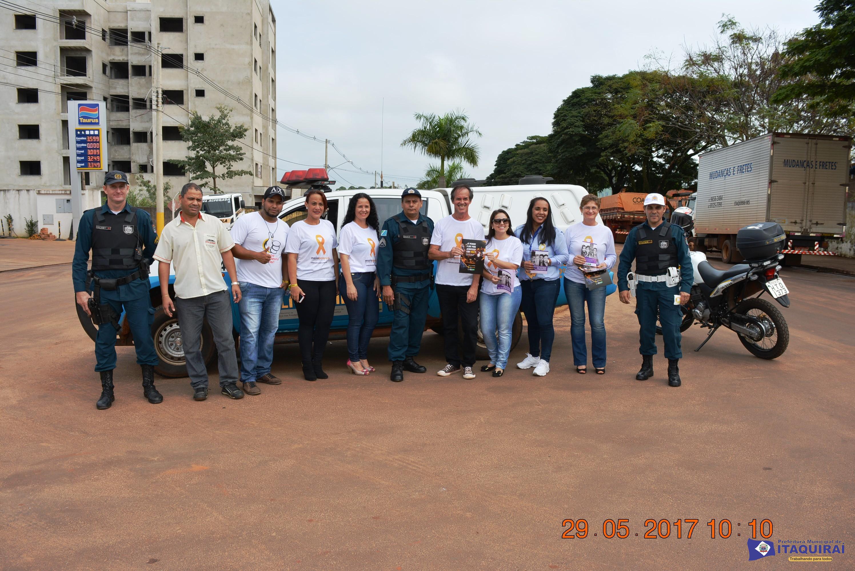 Campanha Maio Amarelo de Itaquiraí supera as expectativas do Demutran