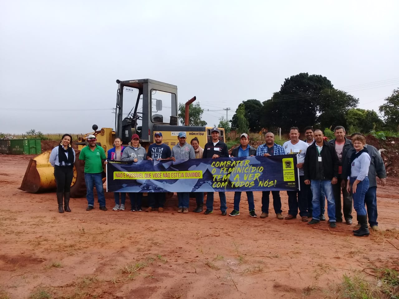 Prefeitura qualifica mão de obra através do curso de operador de pá carregadeira