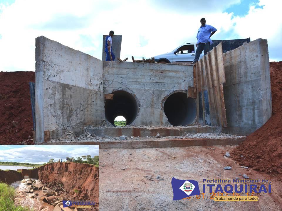 Prefeitura de Itaquiraí conclui aterro e libera tráfego no Assentamento Santa Rosa