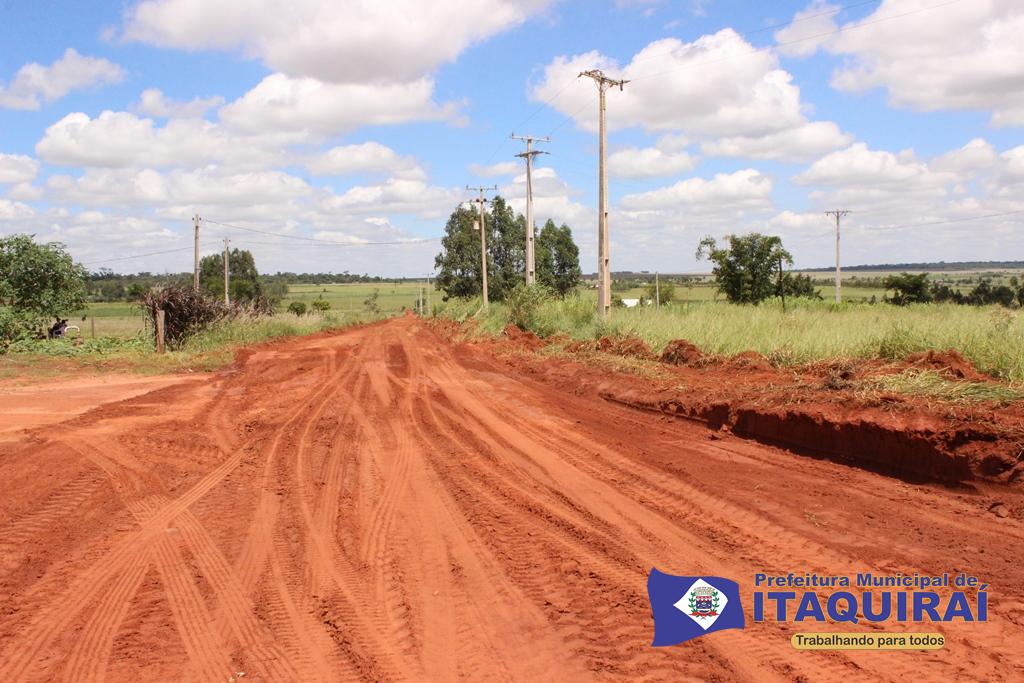 Prefeitura investe na recuperação de estradas rurais de Itaquiraí