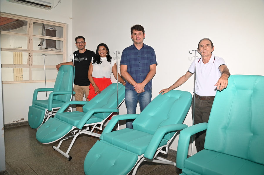 Prefeitura de Itaquiraí adquire novas poltronas para substituir antigas cadeiras do Hospital São Francisco