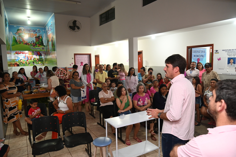 Em Itaquiraí a campanha outubro rosa foi encerrada com diversos atendimentos para as mulheres