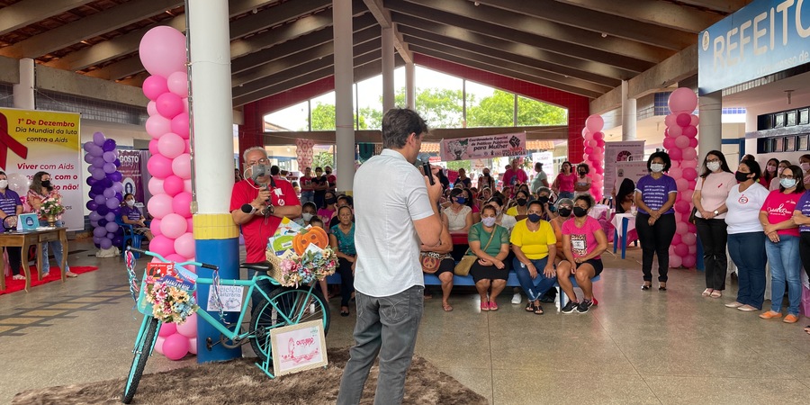 Evento de grande adesão pelas mulheres marca o encerramento do outubro rosa em Itaquiraí