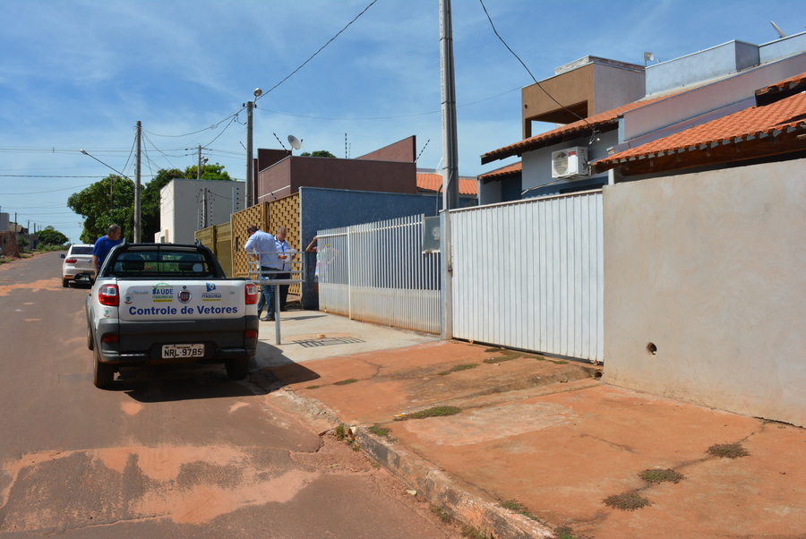 Mosquito Aedes aegypti faz a primeira vítima em Itaquiraí que reside na rua São Paulo, Bairro Seac. Foto: Roney Minella