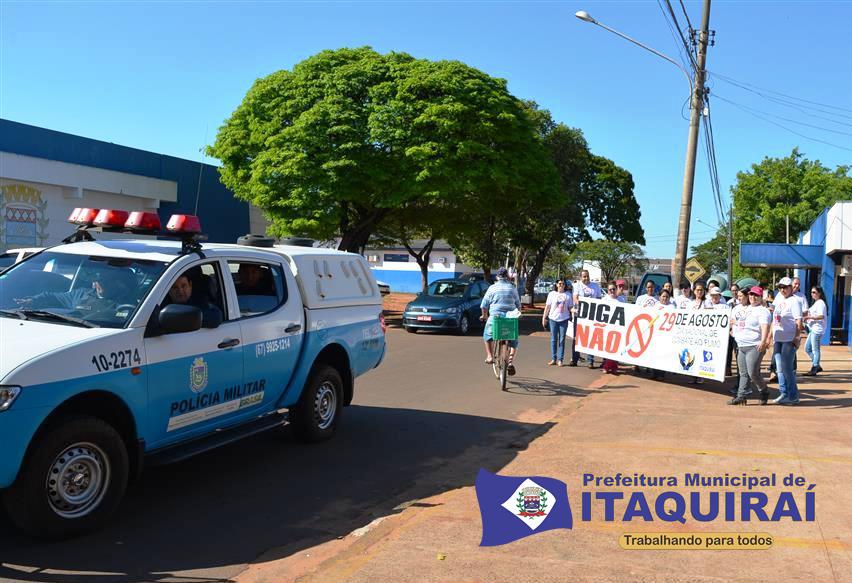 Secretaria Municipal de Saúde de Itaquiraí realiza o Dia Nacional de Combate ao Uso do Fumo