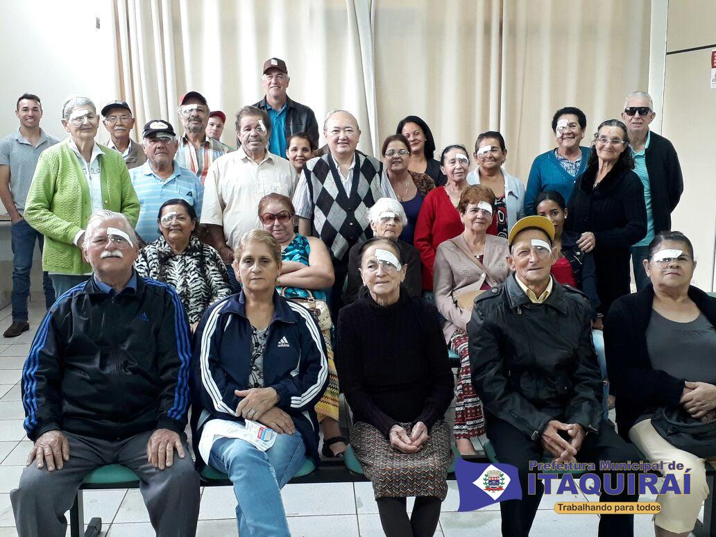 Saúde de Itaquiraí realiza mais 22 cirurgias de catarata em idosos através do Projeto Olhando para Todos