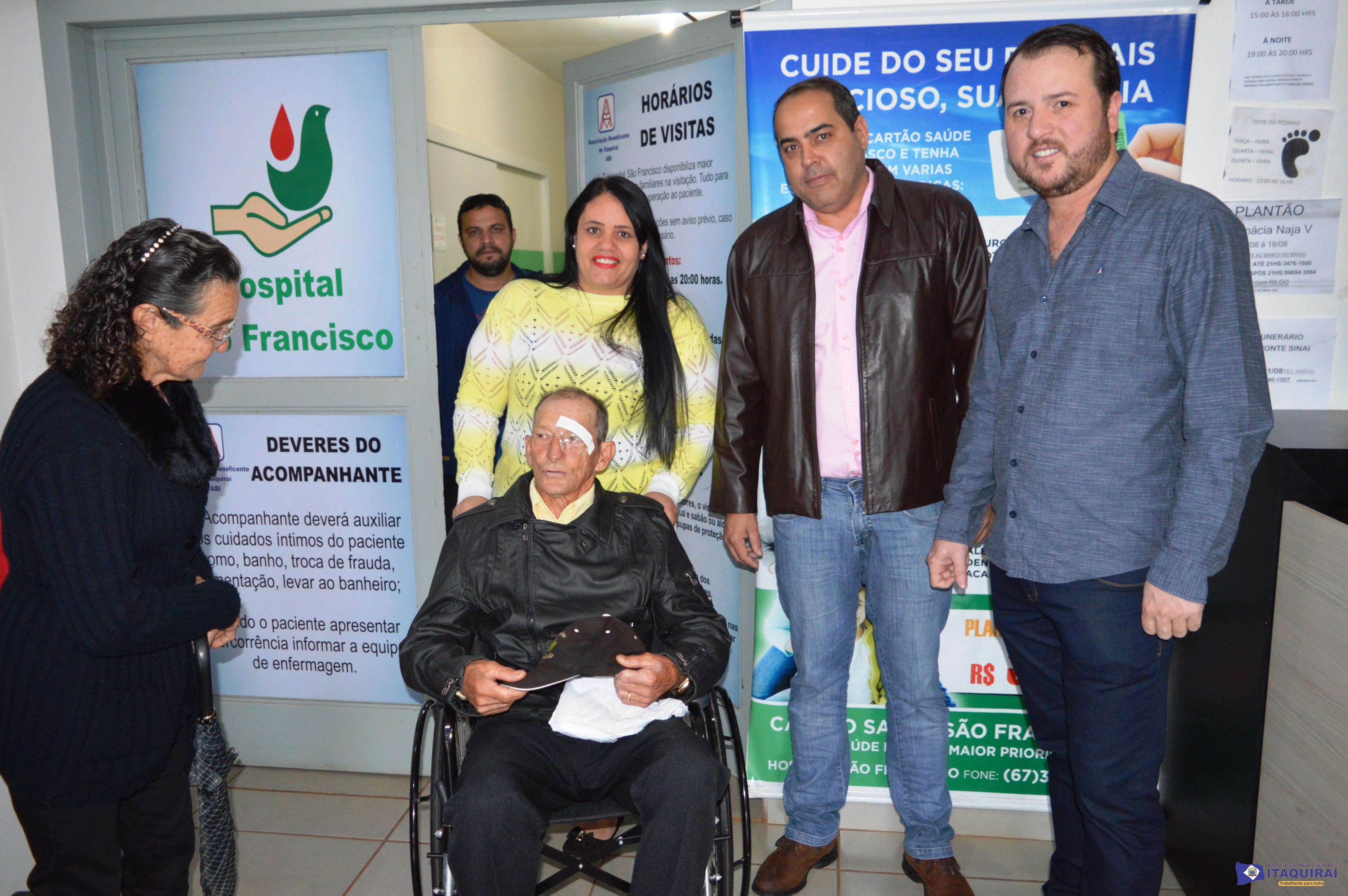 Saúde de Itaquiraí realiza mais 22 cirurgias de catarata em idosos através do Projeto Olhando para Todos