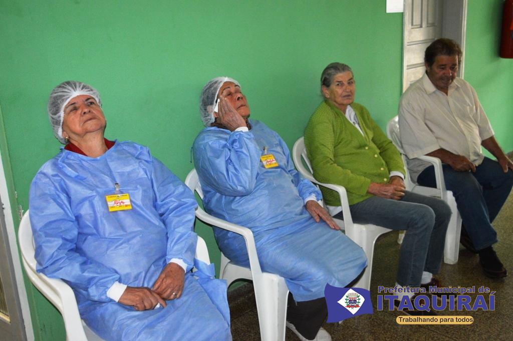 Saúde de Itaquiraí realiza mais 22 cirurgias de catarata em idosos através do Projeto Olhando para Todos