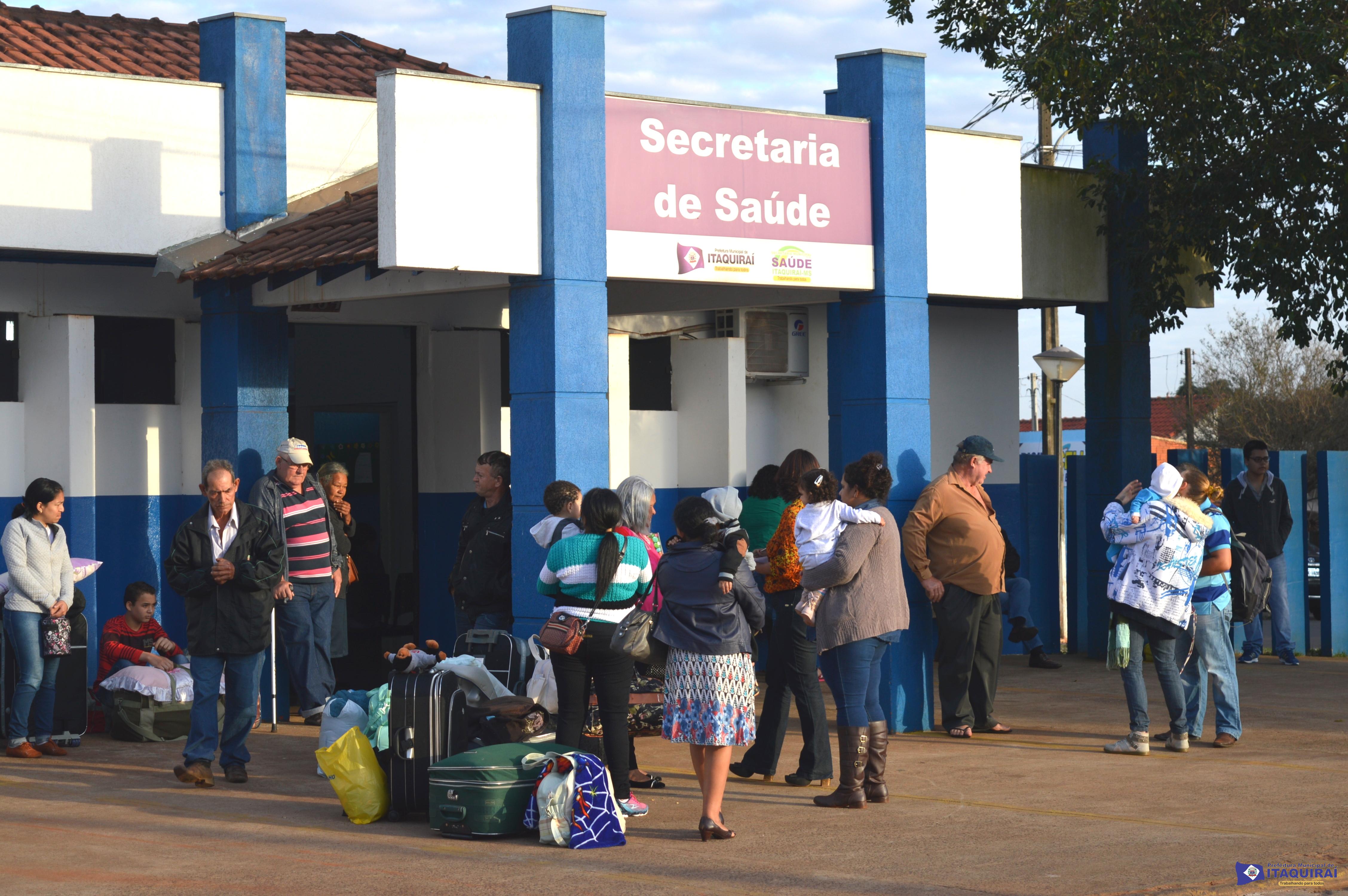 Secretaria de Saúde da Prefeitura de Itaquiraí leva mais 19 pacientes para atendimentos médicos em Curitiba