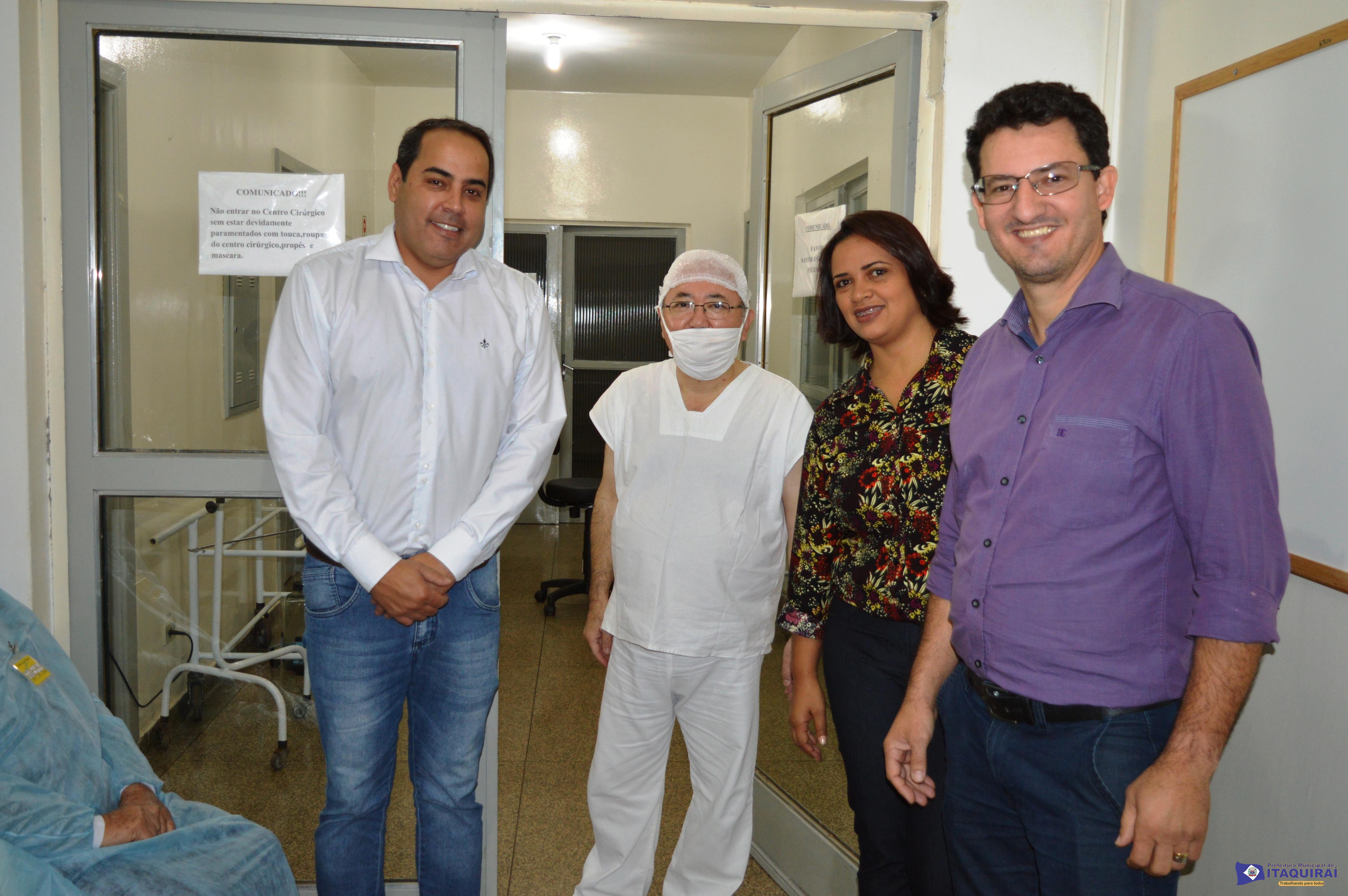 Itaquiraí inicia o projeto “Olhando para Frente” realizando 16 cirurgias de catarata