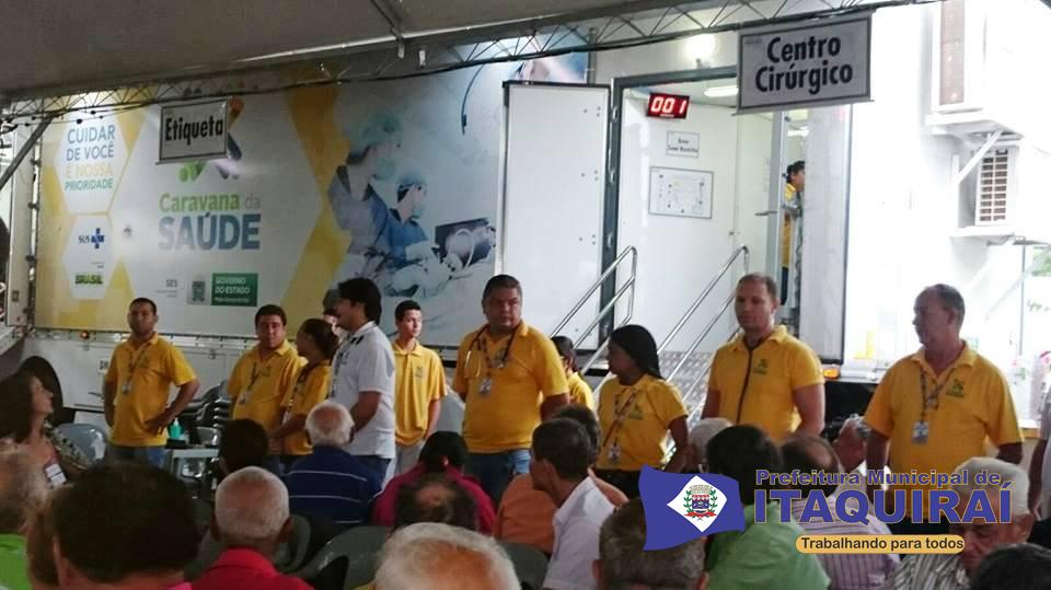Caravana da Saúde atendeu mais 100 pacientes de Itaquiraí, nesta 2ª feira