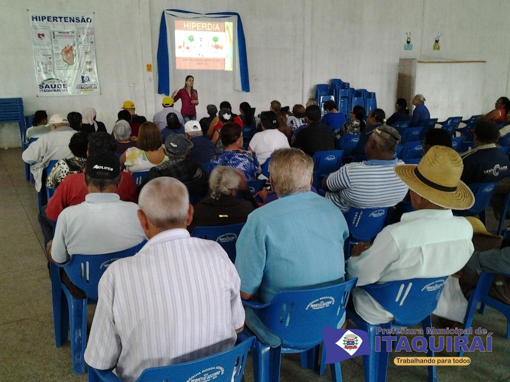 Secretaria da Saúde de Itaquiraí realiza atividades relacionadas ao Hiperdia