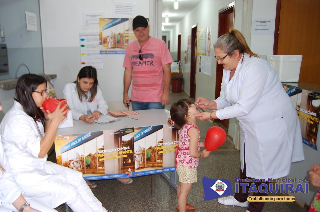 Saúde de Itaquiraí realiza dia “D” contra a paralisia; meta é imunizar 1.260 crianças