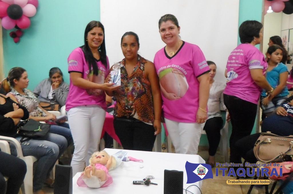 Gestantes de Itaquiraí participam de encontro promovido pela prefeitura