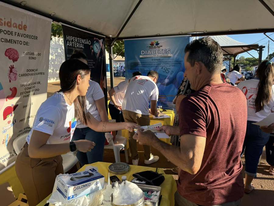 Feira da Saúde leva cuidado a mais de 500 pessoas em Itaquiraí