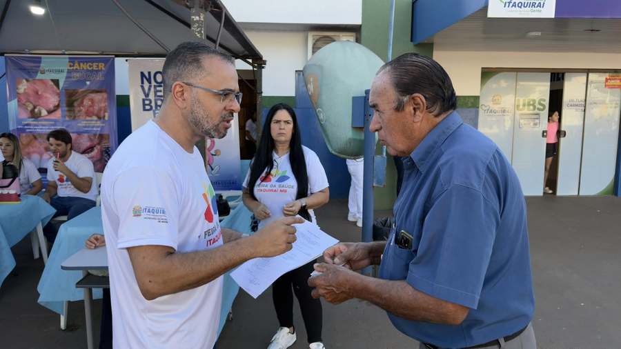Feira da Saúde leva cuidado a mais de 500 pessoas em Itaquiraí