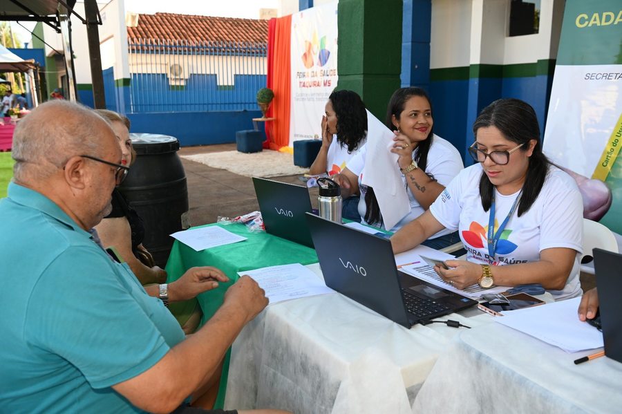 Feira da Saúde leva cuidado a mais de 500 pessoas em Itaquiraí