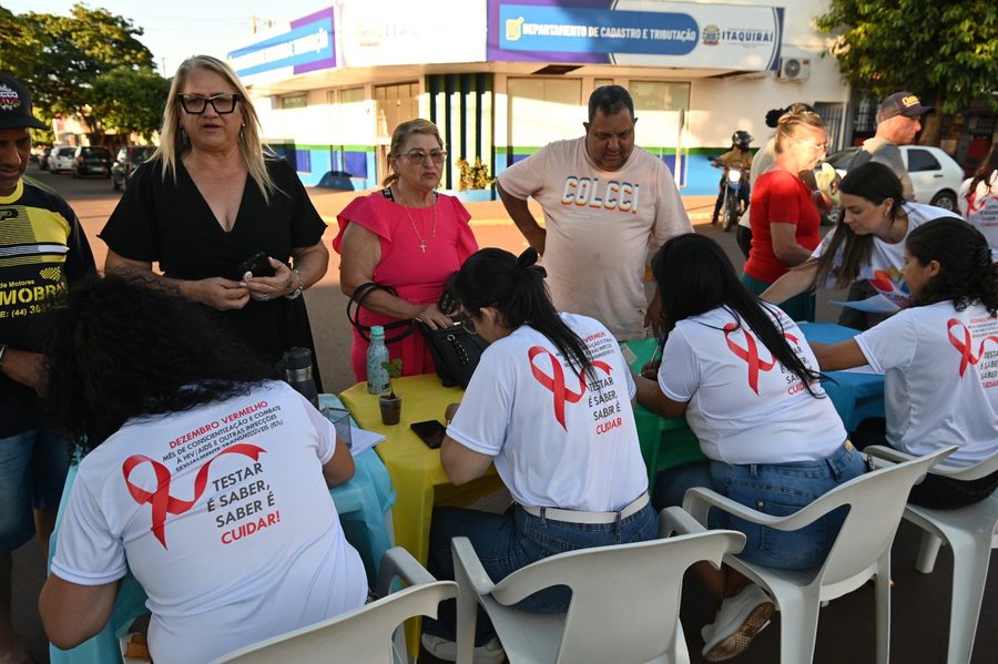 Feira da Saúde leva cuidado a mais de 500 pessoas em Itaquiraí