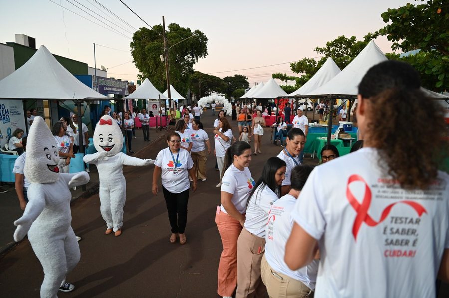 Feira da Saúde leva cuidado a mais de 500 pessoas em Itaquiraí