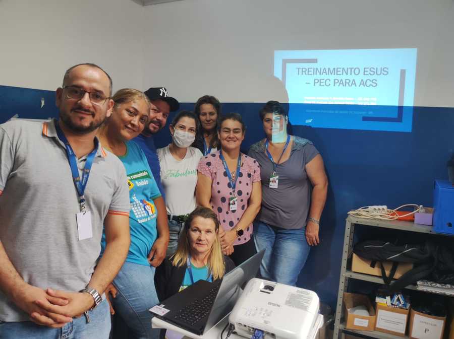 Agentes Comunitários de Itaquiraí recebem treinamento sobre o sistema E-sus Pec