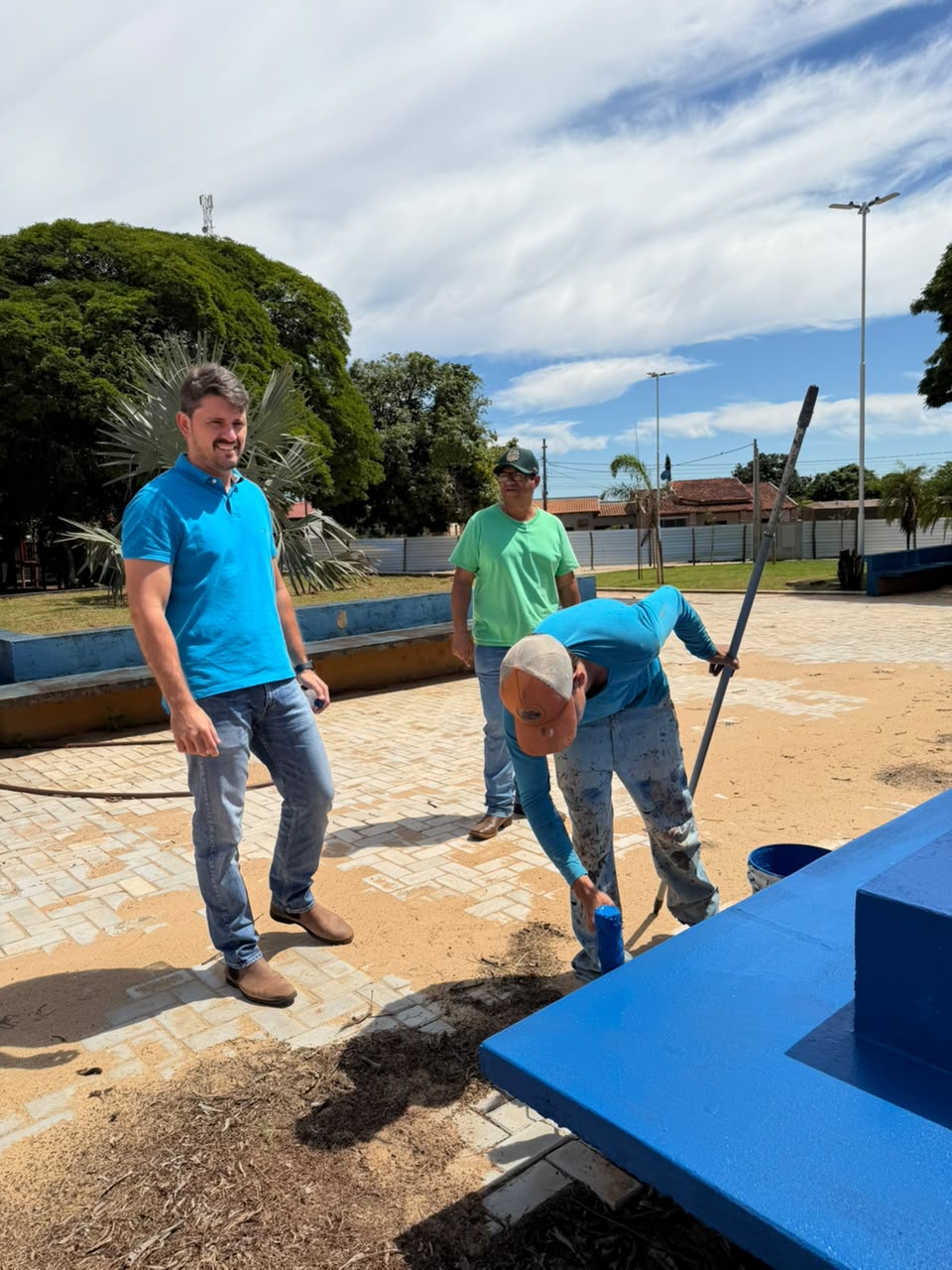 Itaquiraí terá uma praça totalmente renovada; entrega está prevista para este ano