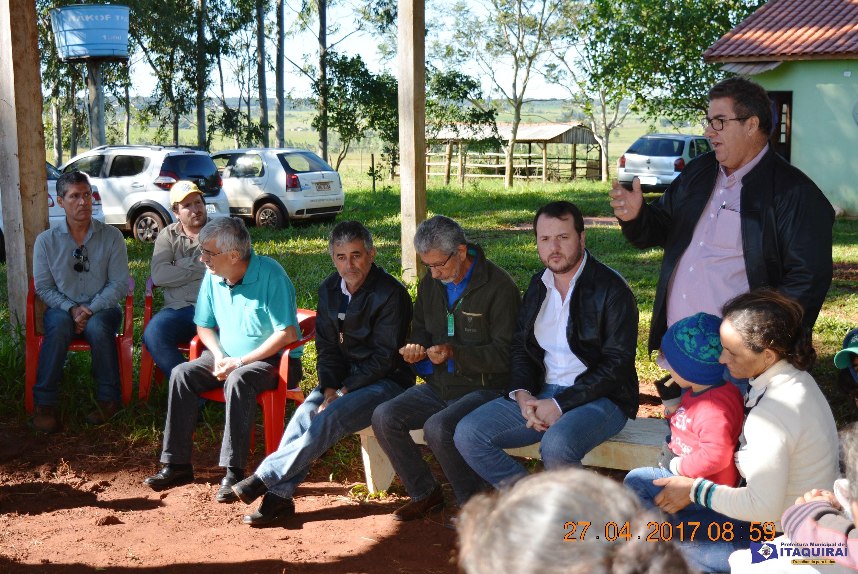 Diretores da empresa Urucum do Brasil visitam Itaquiraí e garantem compra de toda a produção dos urucuzeiros