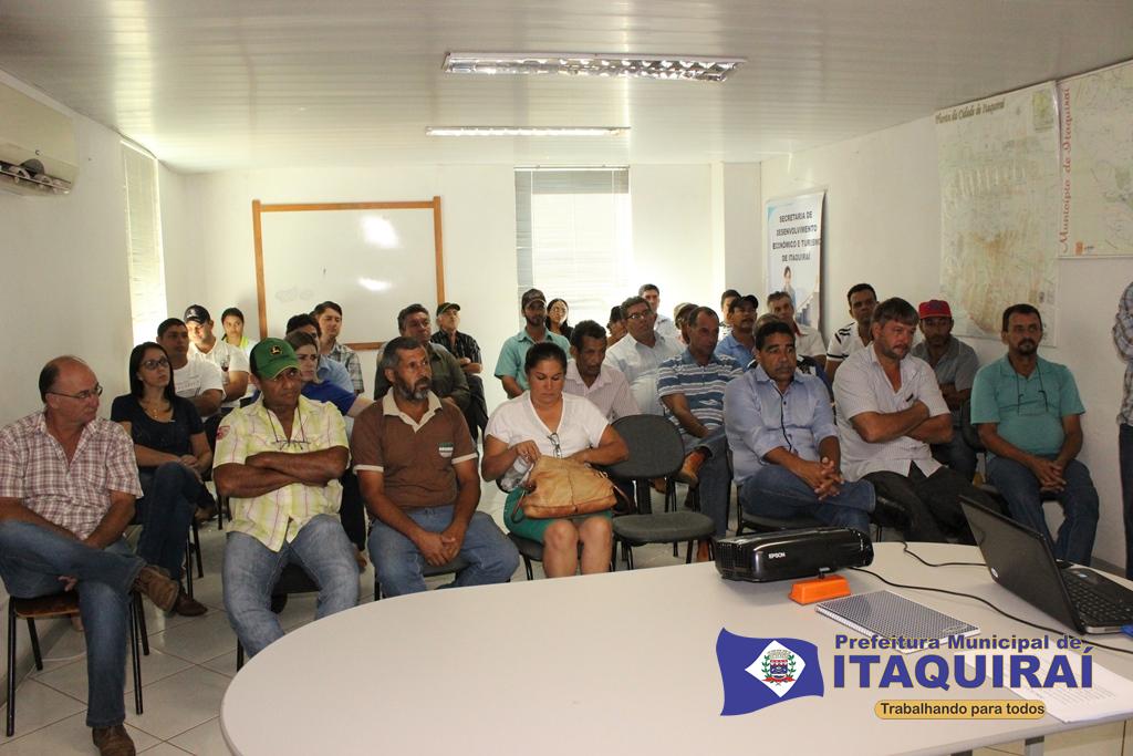 Município faz palestra de incentivo à criação de peixes em cativeiro