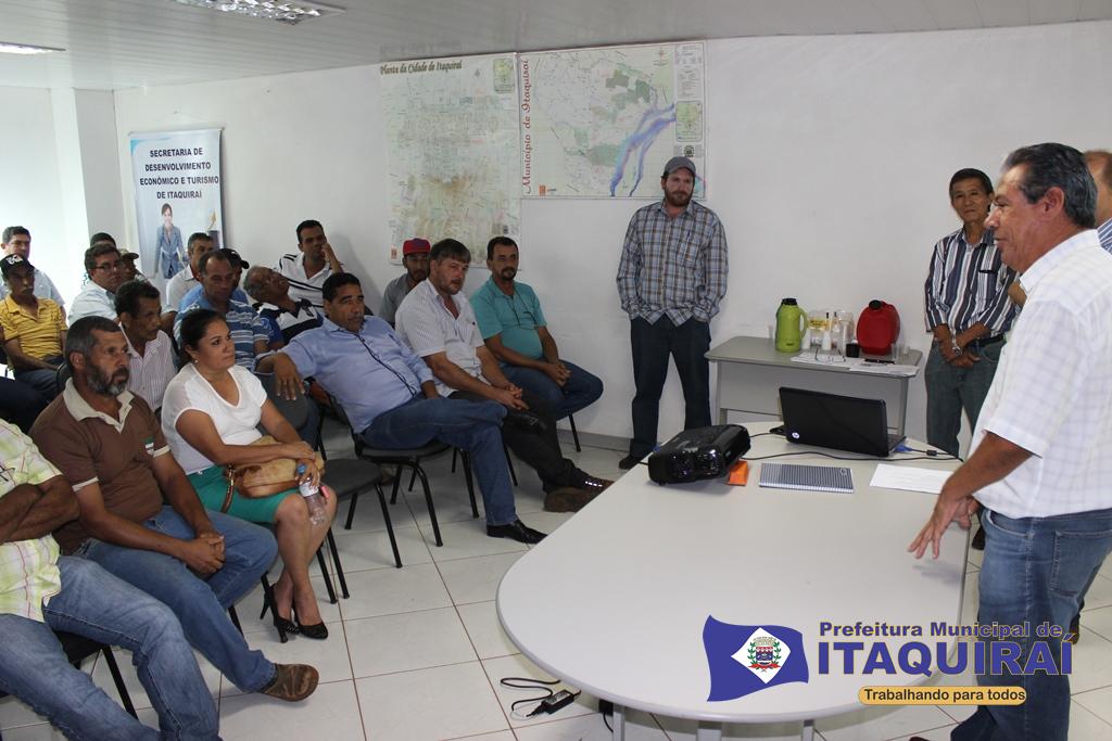 Município faz palestra de incentivo à criação de peixes em cativeiro