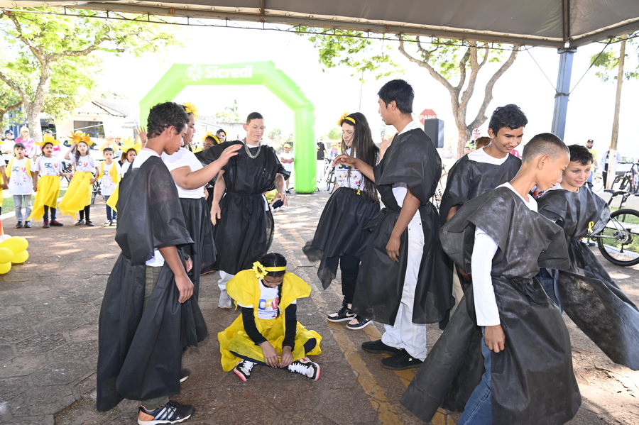 Assistência Social promoveu passeio ciclístico para alertar sobre a prevenção ao suicídio