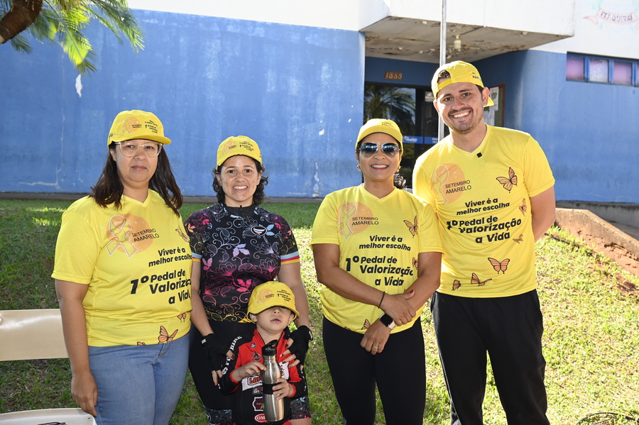 Assistência Social promoveu passeio ciclístico para alertar sobre a prevenção ao suicídio