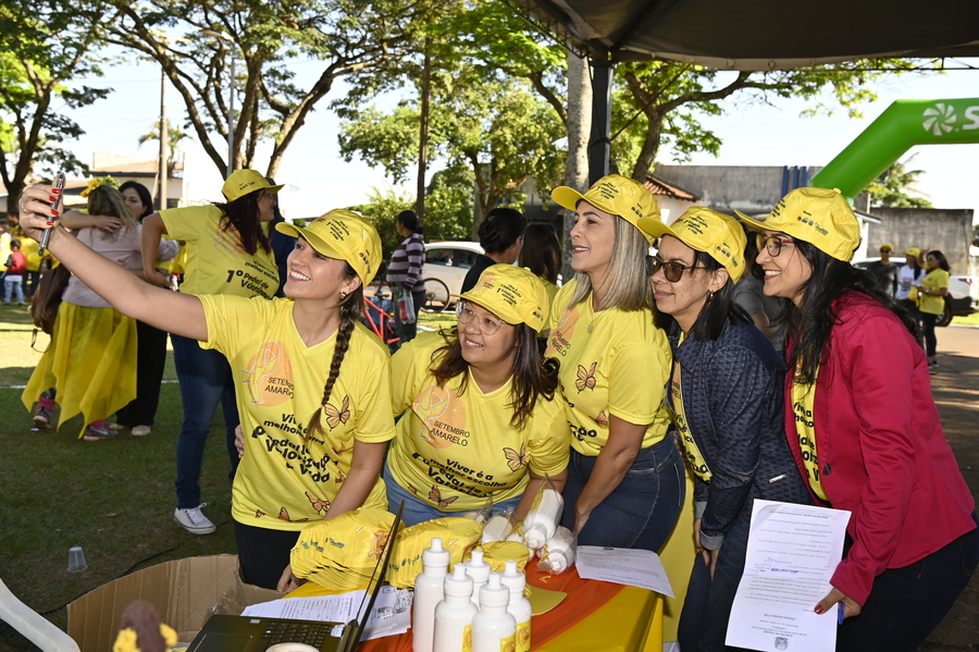 Assistência Social promoveu passeio ciclístico para alertar sobre a prevenção ao suicídio