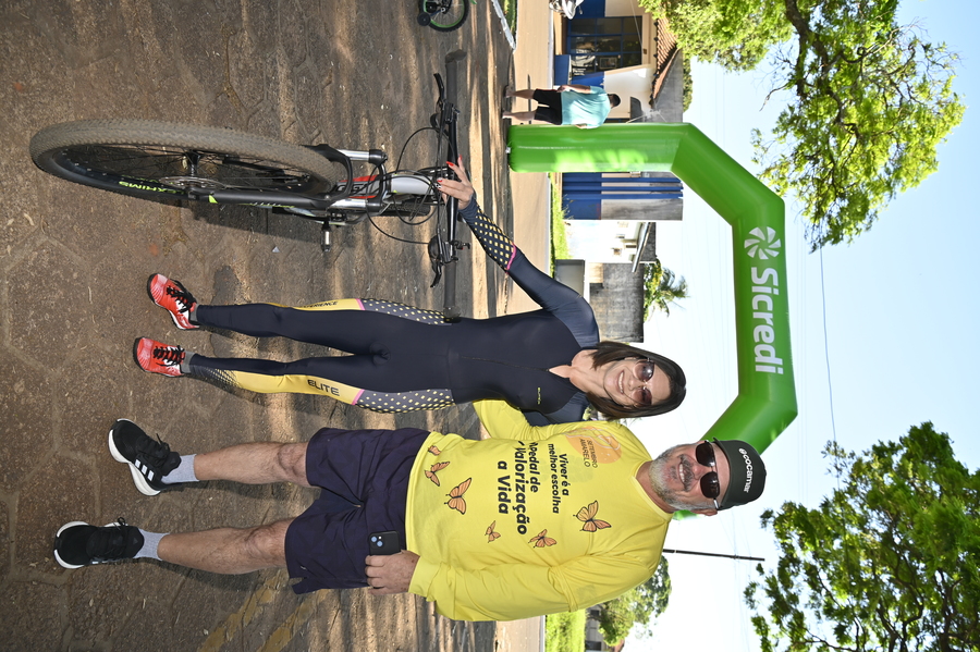 Assistência Social promoveu passeio ciclístico para alertar sobre a prevenção ao suicídio
